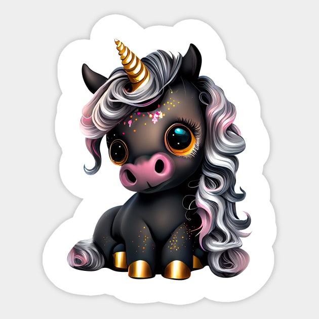 Cute Baby Unicorn Sticker by MikeNotis